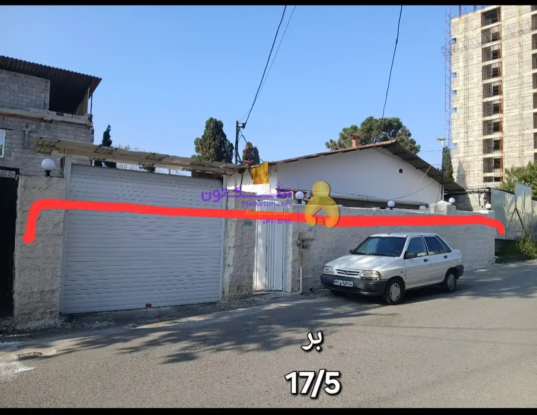 ۳۷۰ متر زمین ساحلی سنددار