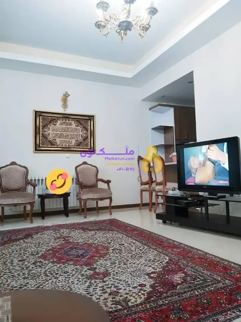 رهن آپارتمان 100 متر مبله در رشدیه