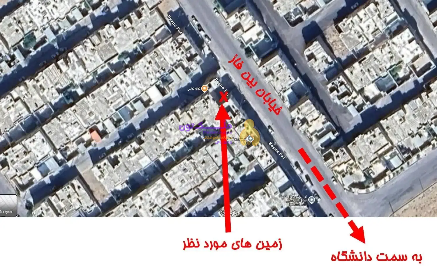 فروش زمین تجاری 35 متری خیابان بین فاز (سند تکبرگ)