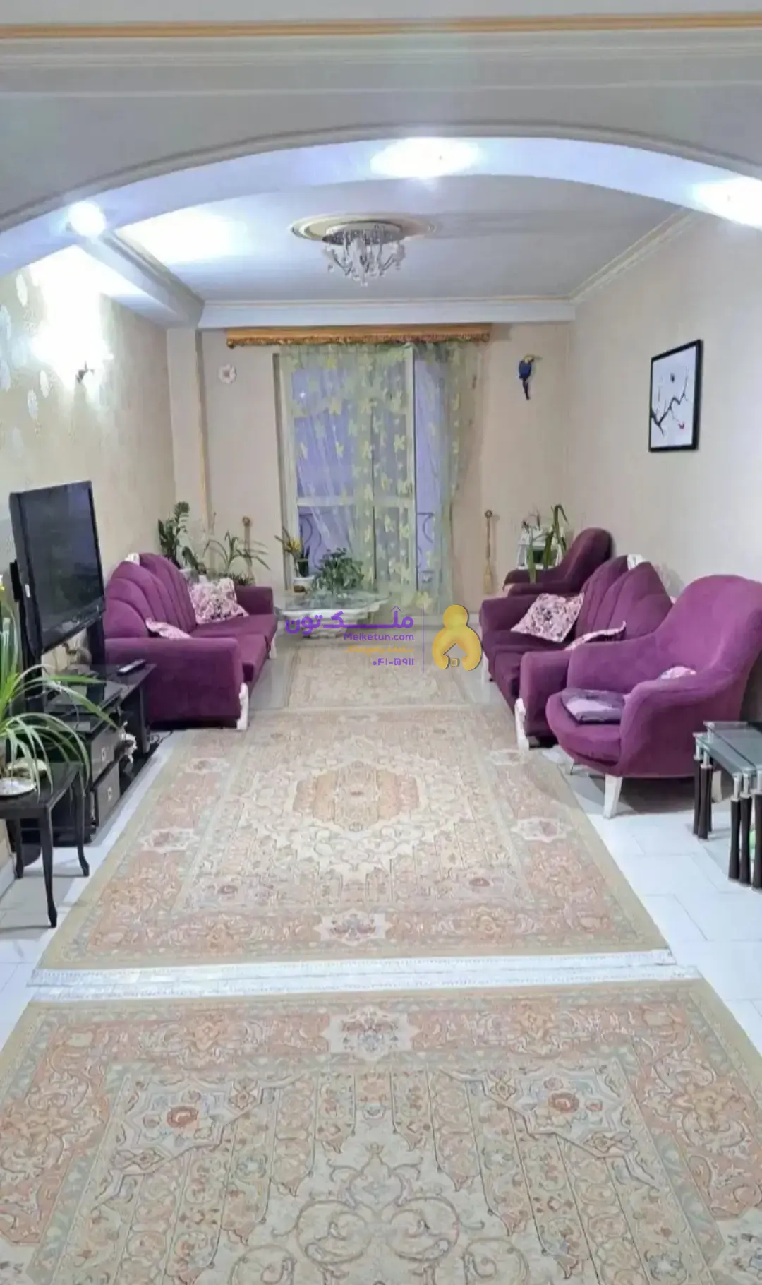 فروش آپارتمان ۲ خوابه باغستان غربی
