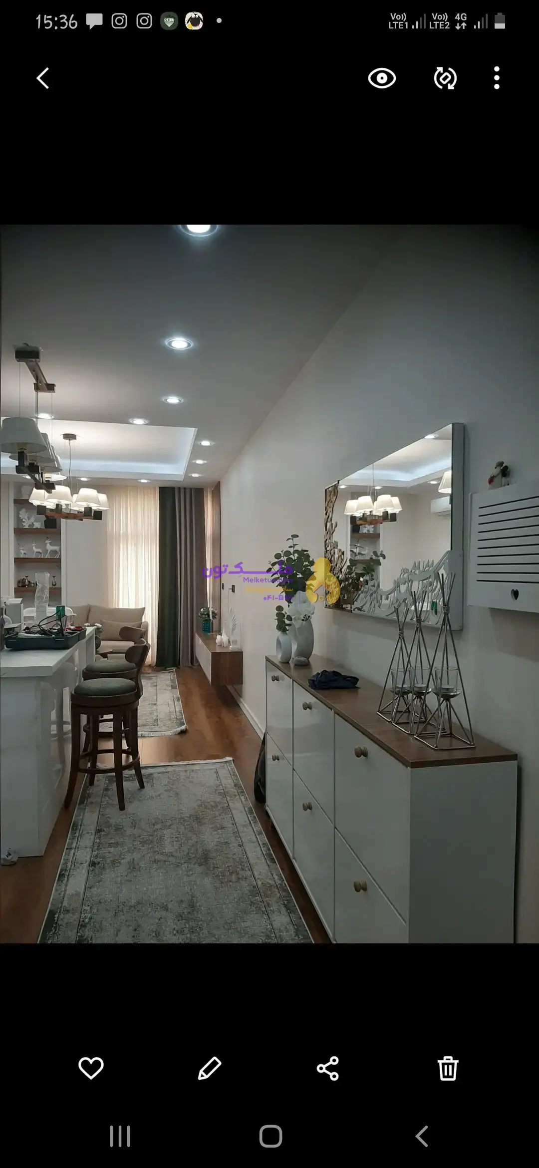 آپارتمان ۵۳ متری خیابان ساقدوش