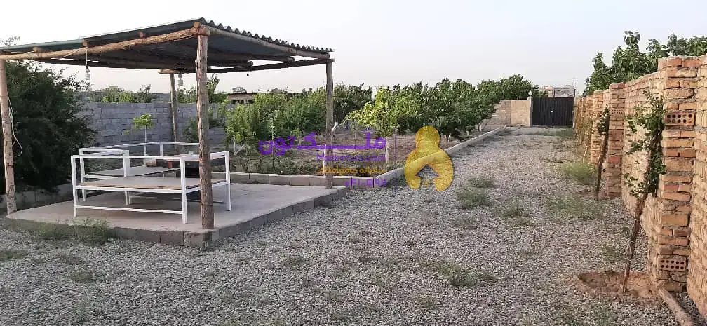 باغچه 750 متر چهاردیواری مدارک کامل