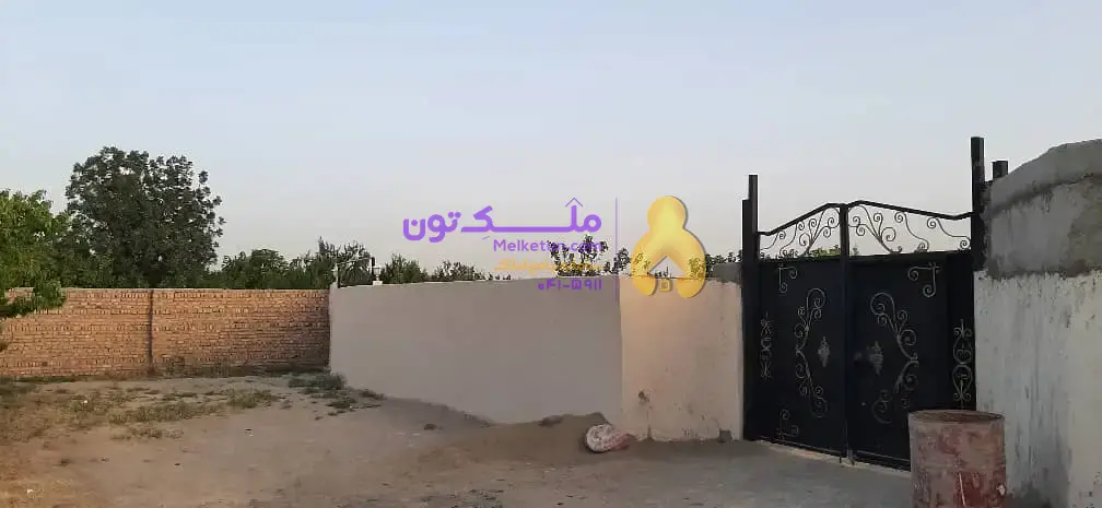 باغچه 750 متر چهاردیواری مدارک کامل